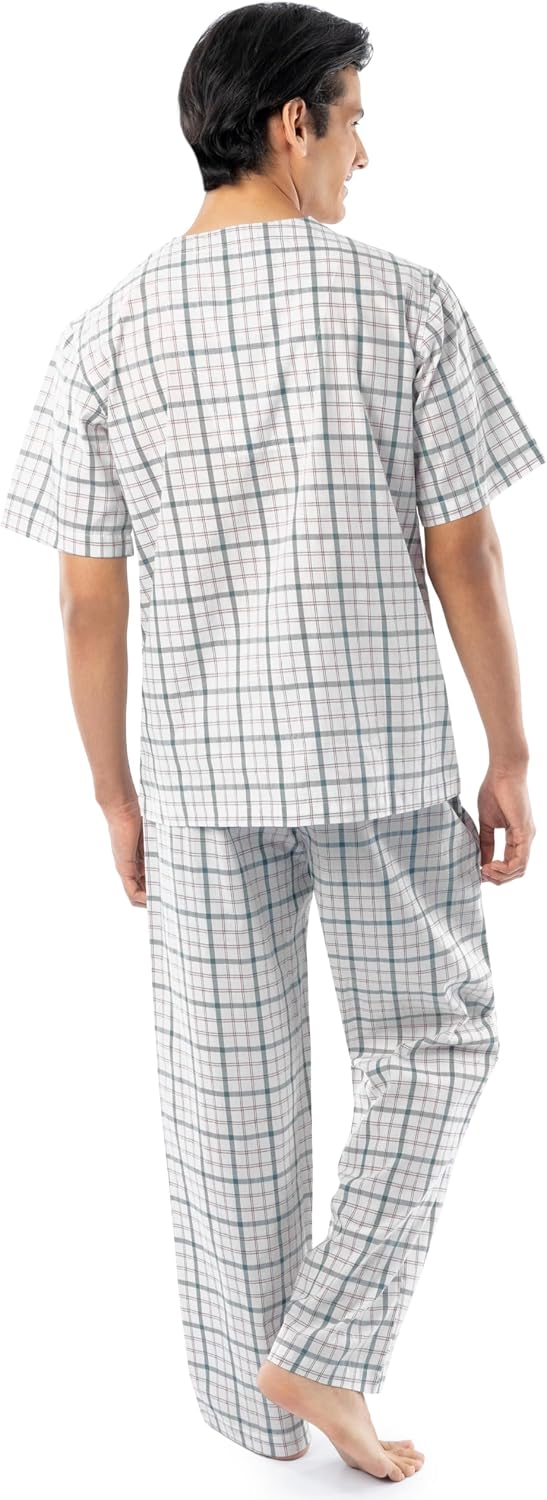 Fruit of the Loom Men's Sleep Sets, Pajama Set with Full Length Bottoms