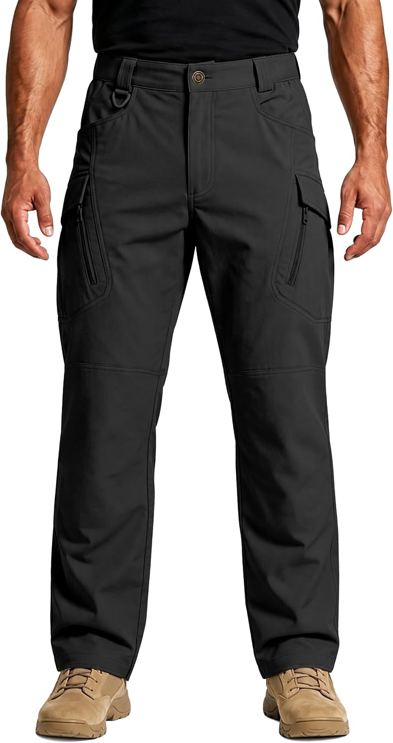 Men's Tactical Cargo Pants Stretch Ripstop Hiking Work Pants with 9 Pockets