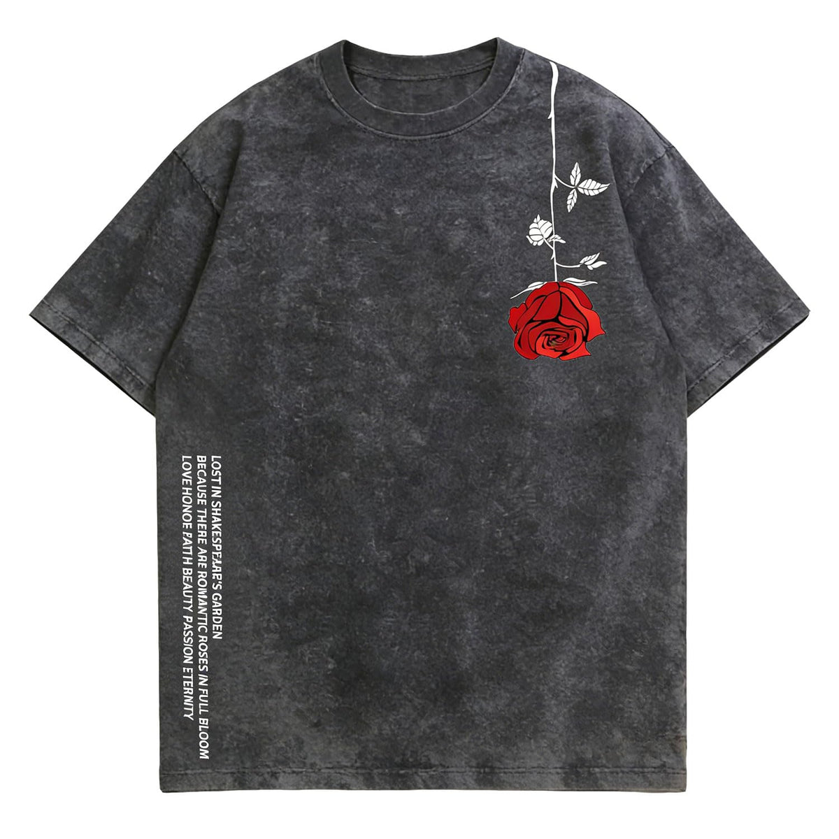 Mens Graphic Tees Oversized Creative Graffiti Tshirt