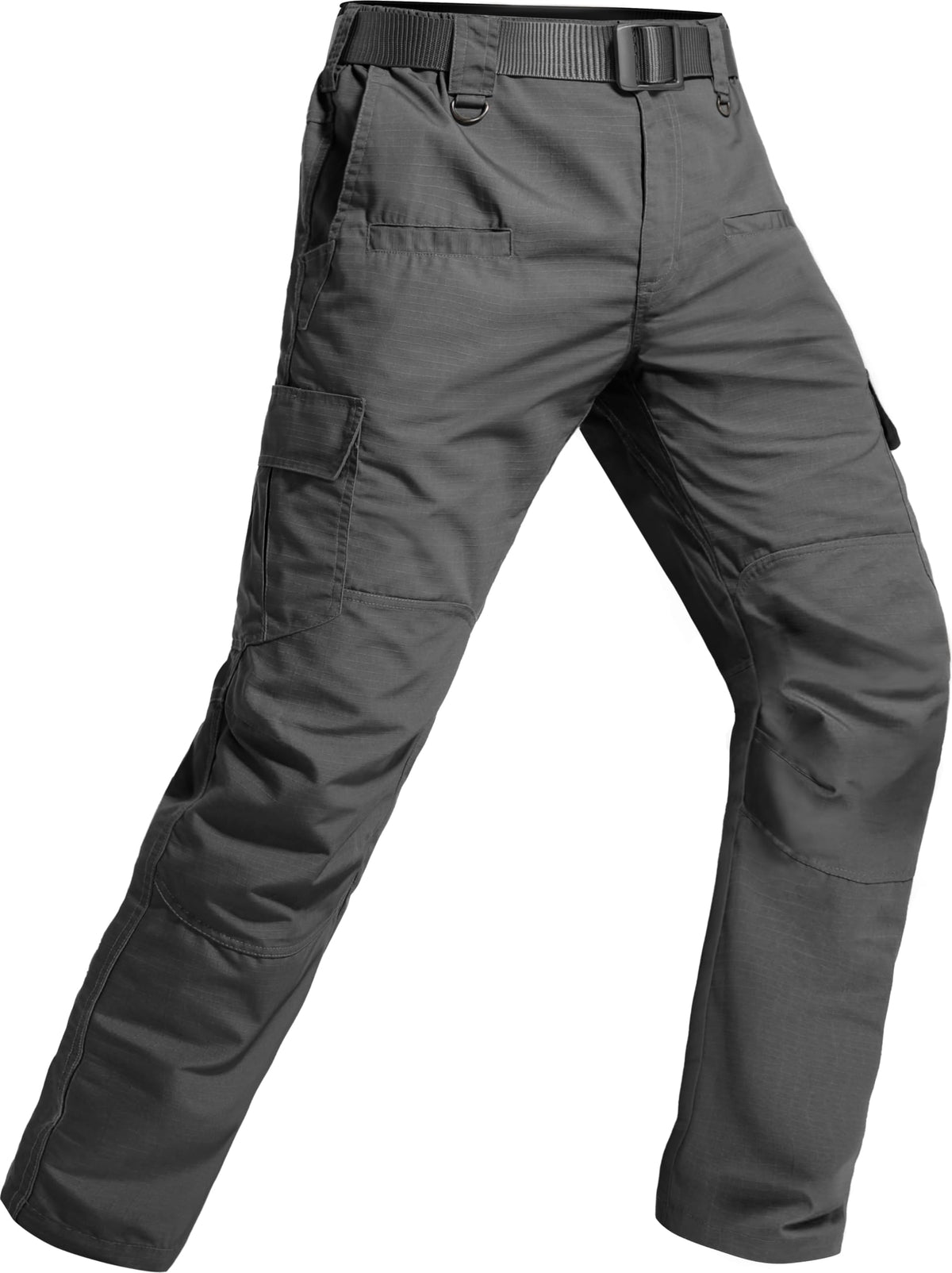 Men's Tactical Pants Water Resistant Ripstop Cargo Pants Outdoor Lightweight EDC Hiking Work Construction Pants