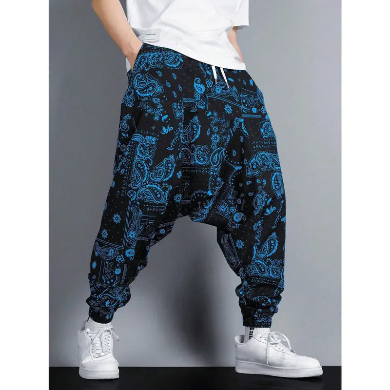 Men's Loose-Fit Straight Cut Pants - Light Outdoor Hiking Trousers for Running, Everyday Wear, Hiking / Light Outdoor