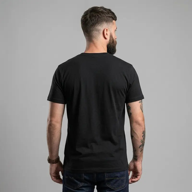 Men's Classic Crew Neck Graphic Tee - 2000s Funny Meme Shirt, Unisex Heavyweight 100% Cotton Casual Top, Relaxed Cut, Expansible, All-Season Comfort