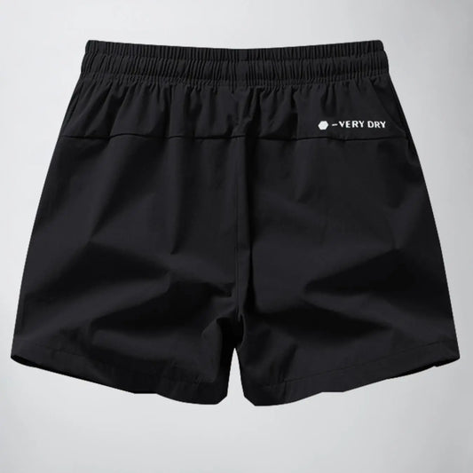 Men's Solid Color Drawstring Waist Shorts, Regular Fit Casual Baggy Elastic Waist Beach Shorts, Summer Bottoms for Men, Lightweight Everyday Loungewear, Men's Shorts 5 Pack