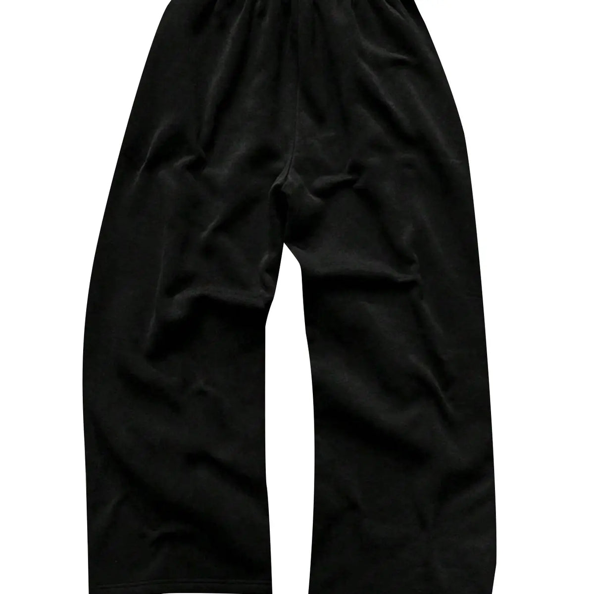 Men's Japanese Unmei Katana Print Wide Leg Sweatpants Bushido Samurai Kanji Baggy Drawstring Joggers Casual Loungewear Pants For Harajuku Street Casual Outfits White Elastic Waist Graphic Loose Fit Baggy Joggers Casual Fit Printed Casual Pants