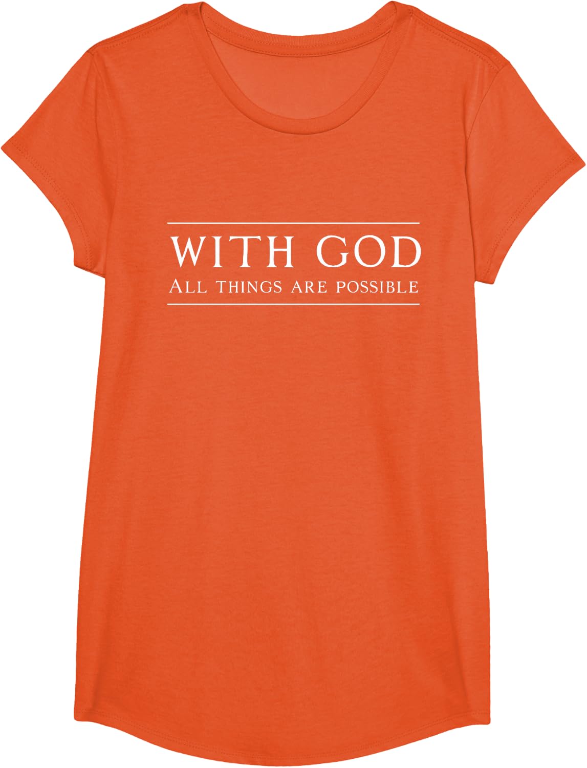 With God all things are possible t-shirt T-Shirt
