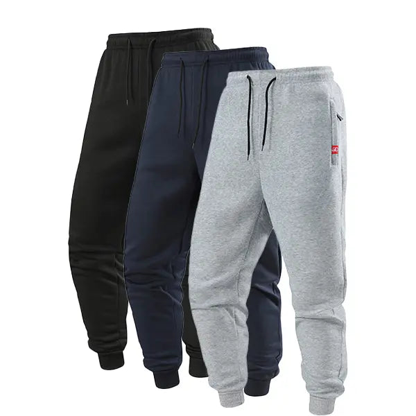 Men's drawstring ankle-length pants, simple and comfortable, suitable for both casual wear and sports.