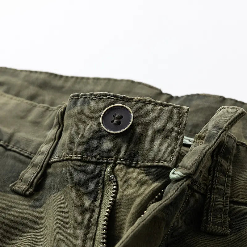 Men's Heavyweight Heavyduty Camouflage Trousers - Durable, Functional Menswear for Work Environments, Athletic Style Mens Clothing,clothes for back to school,first day of school outfits