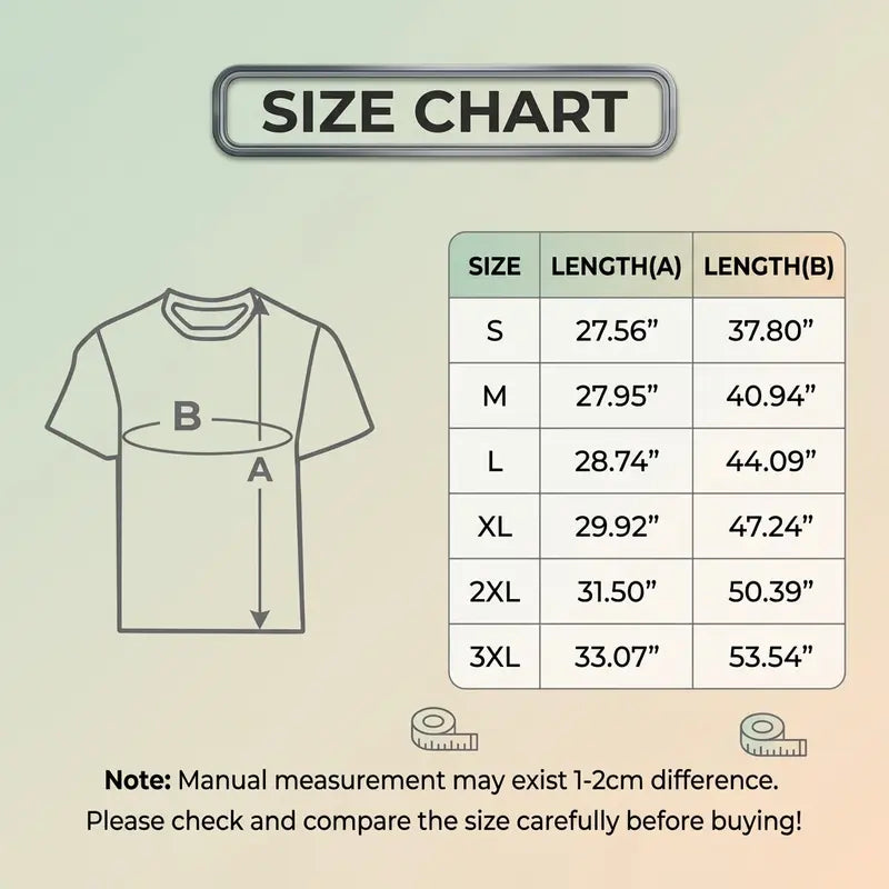 Men's Classic Crew Neck Graphic Tee - 2000s Funny Meme Shirt, Unisex Heavyweight 100% Cotton Casual Top, Relaxed Cut, Expansible, All-Season Comfort