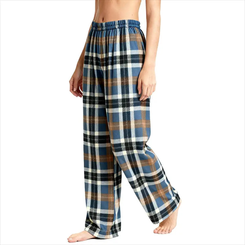 Holafish Pajama Pants Sleepwear Plaid Lounge Pant ,Plaid Tie-Dye Lounge Sleep Pants - Casual & Comfortable Loungewear Bottoms