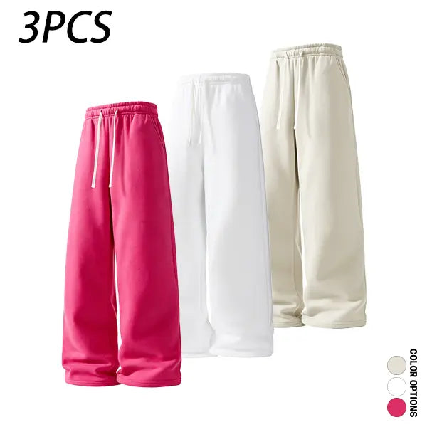 Men’s casual minimalist comfortable long pants for spring and autumn, featuring an elastic waistband with tie closure, a loose fit suitable for sports and fitness, versatile everyday casual long pants.