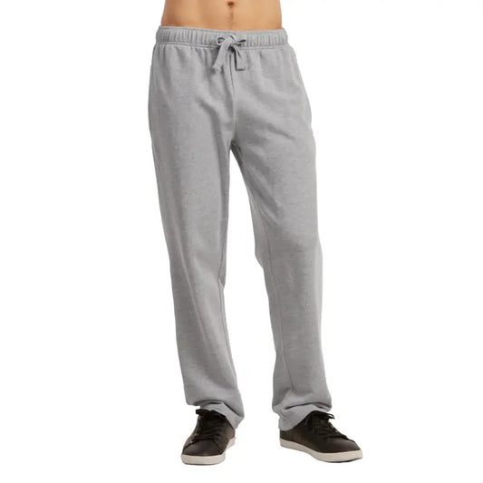 Men's Soft Cotton Drawstring Jogger Pants - Elastic Waist Drawstring, Pockets, Regular Leg, Casual Fitted Trousers, Solid Plain, S-3XL Menswear Bottoms