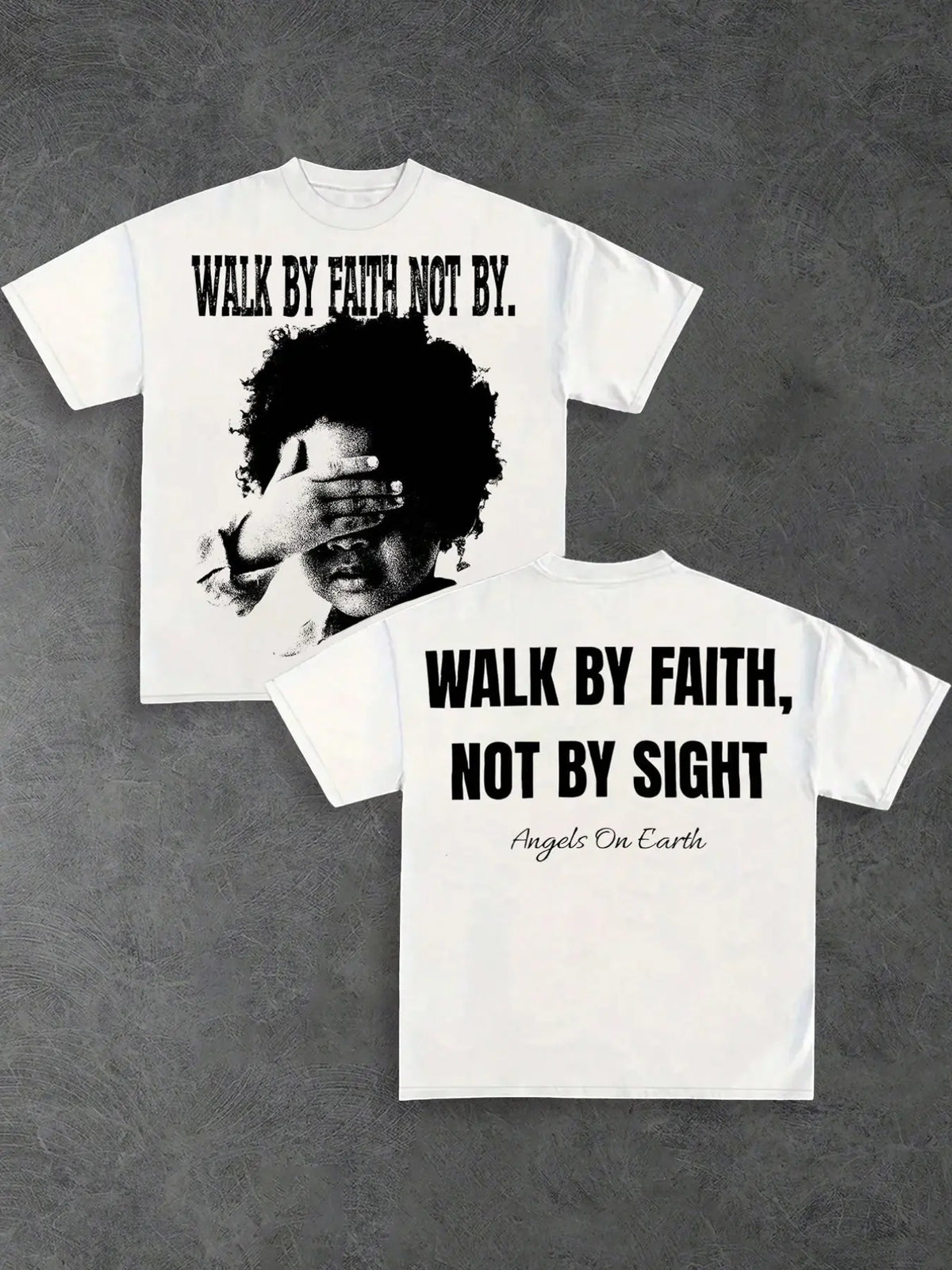Unisex Graphic Round Neck Tee with Bible Verse Print, Casual Streetwear Short Sleeve, Faith Inspiring Design, Perfect for Daily Wear