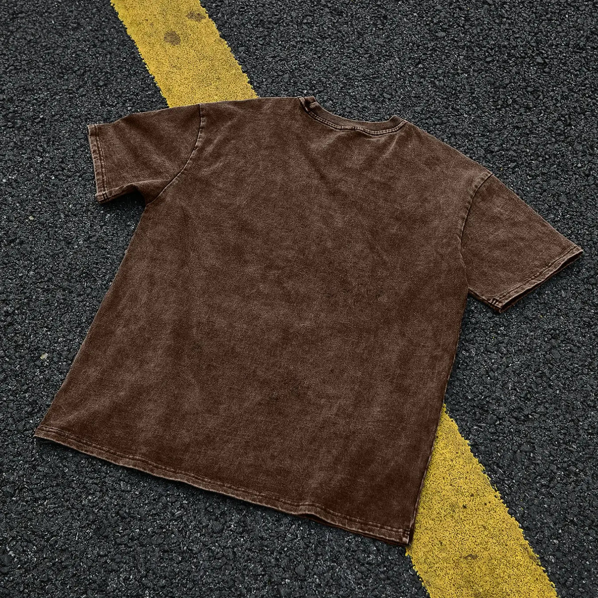 Men's 100% Cotton "Saint Tears" Graphic T-Shirt, Vintage-Wash Loose Fit Eye and Chain Design, Breathable Summer Casual Streetwear Top, Casual Style Tee