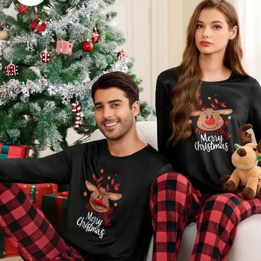 Men's Soft Plaid Pattern Homeewear Set, Casual Comfortable Daily Wear, Perfect for Relaxing at Home, Stylish and Cozy, Pajamas