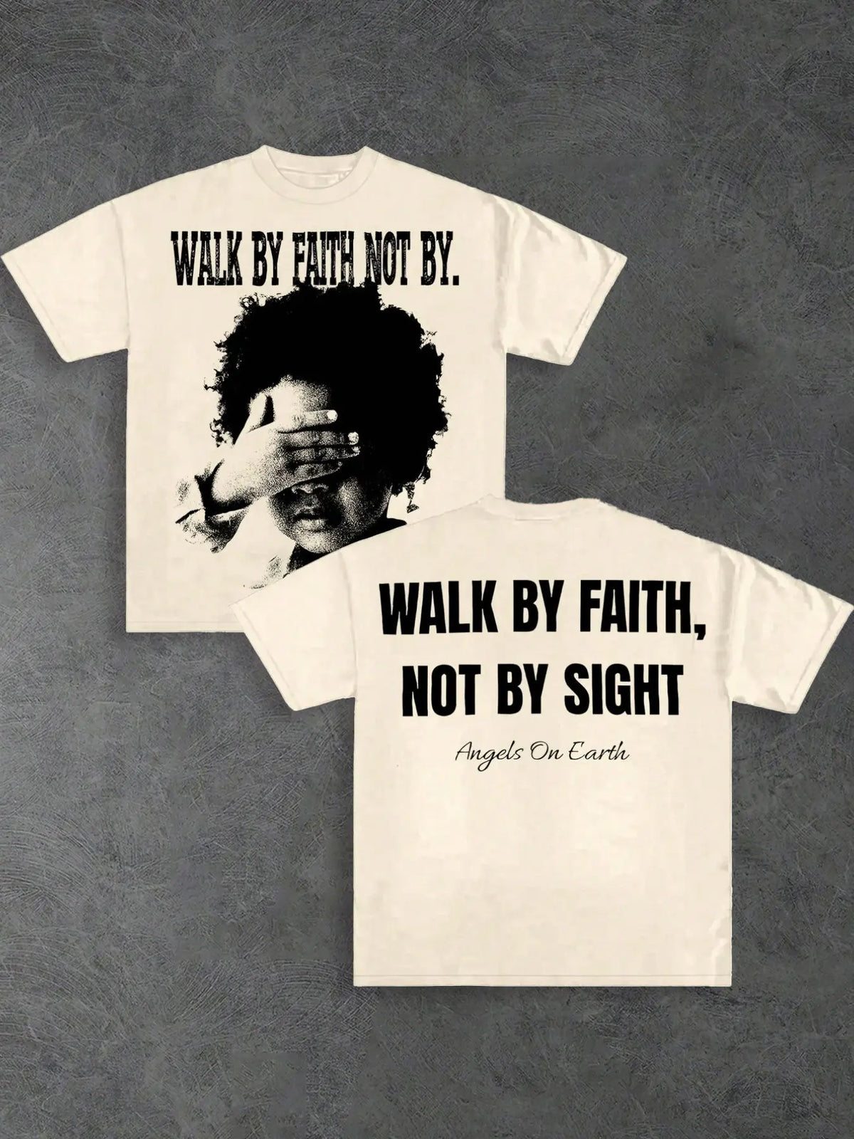 Unisex Graphic Round Neck Tee with Bible Verse Print, Casual Streetwear Short Sleeve, Faith Inspiring Design, Perfect for Daily Wear