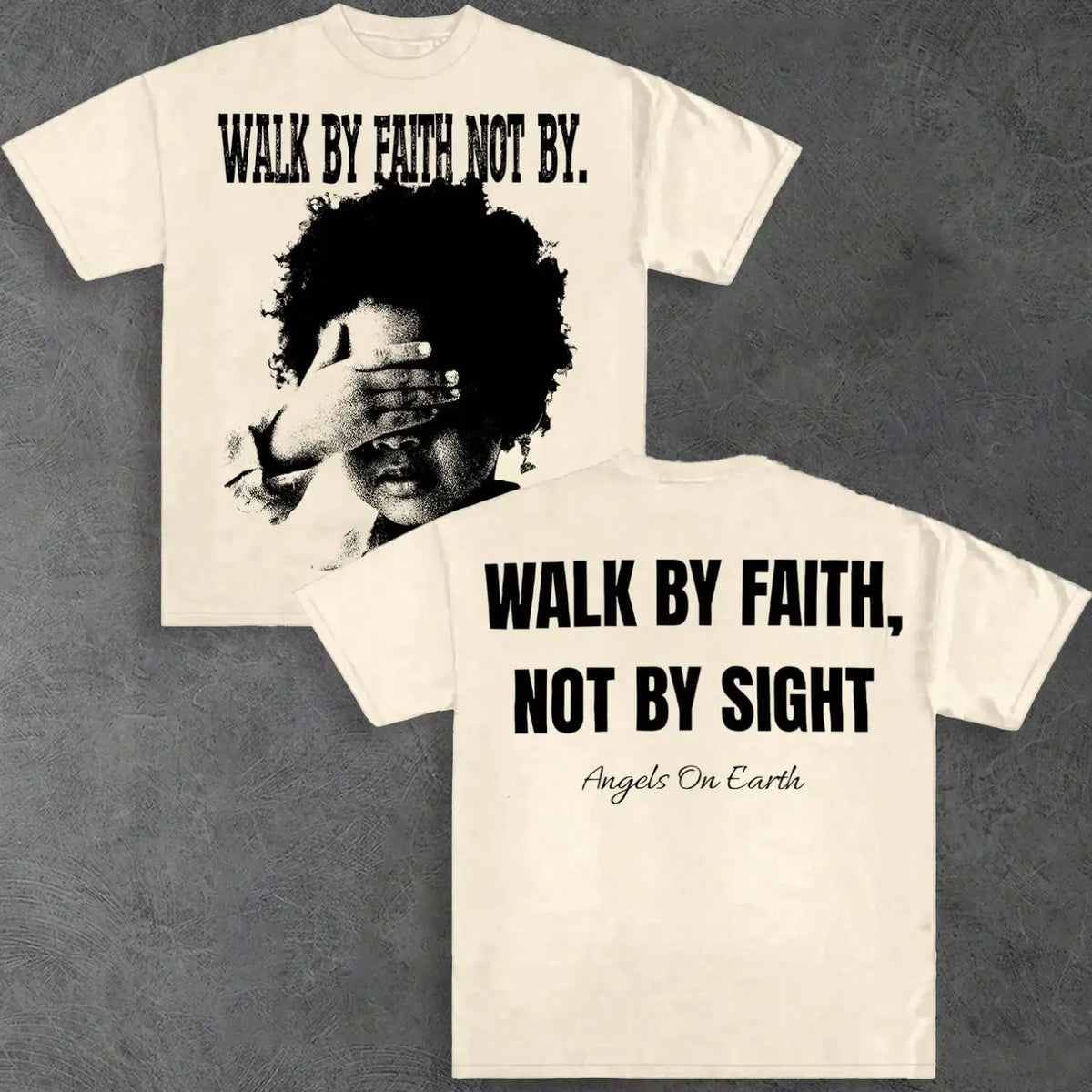 Unisex Graphic Round Neck Tee with Bible Verse Print, Casual Streetwear Short Sleeve, Faith Inspiring Design, Perfect for Daily Wear